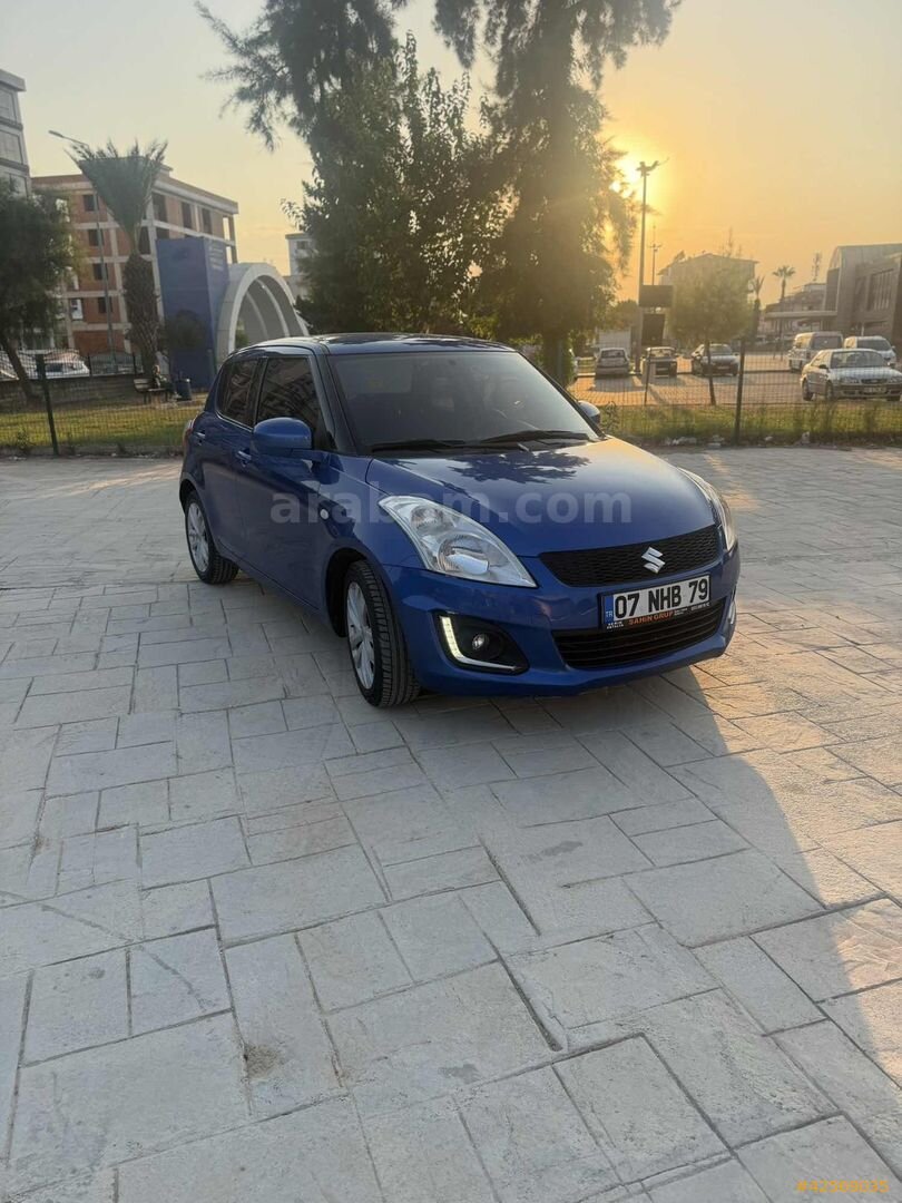 Galeriden Suzuki Swift 1.2 GL 2016 Model Antalya 104.000 km Mavi 4
