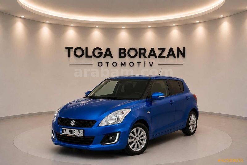 Galeriden Suzuki Swift 1.2 GL 2016 Model Antalya 104.000 km Mavi