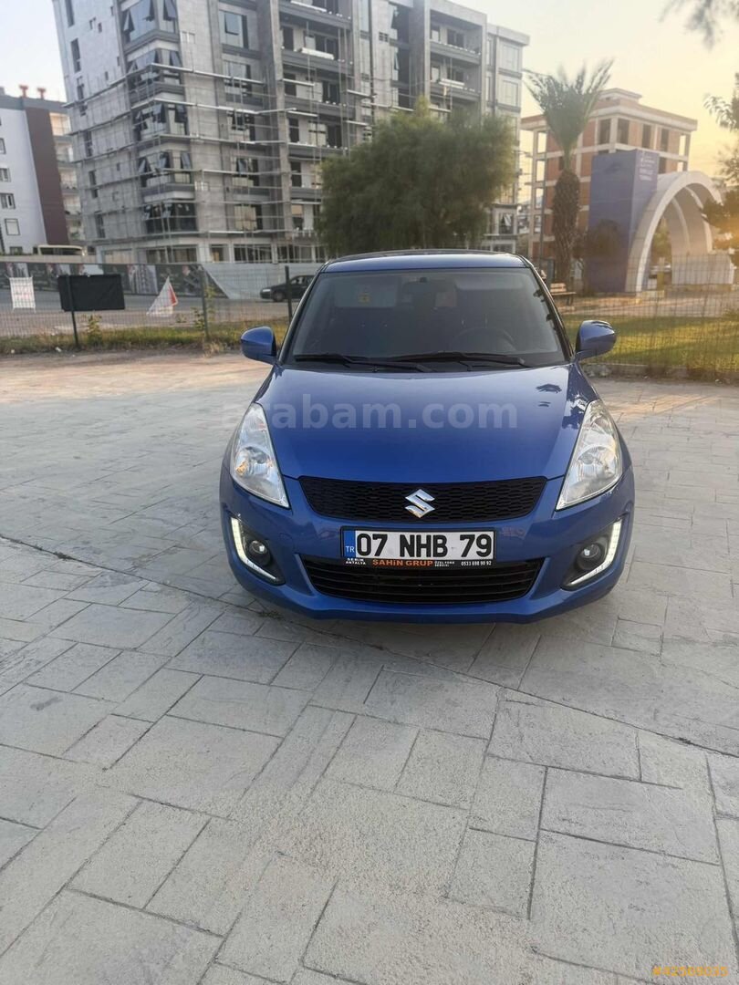 Galeriden Suzuki Swift 1.2 GL 2016 Model Antalya 104.000 km Mavi 2