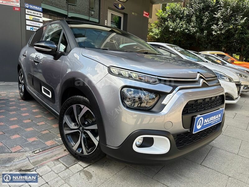 Galeriden Citroen C3 1.2 PureTech Shine 2024 Model İstanbul 31.626 km Füme