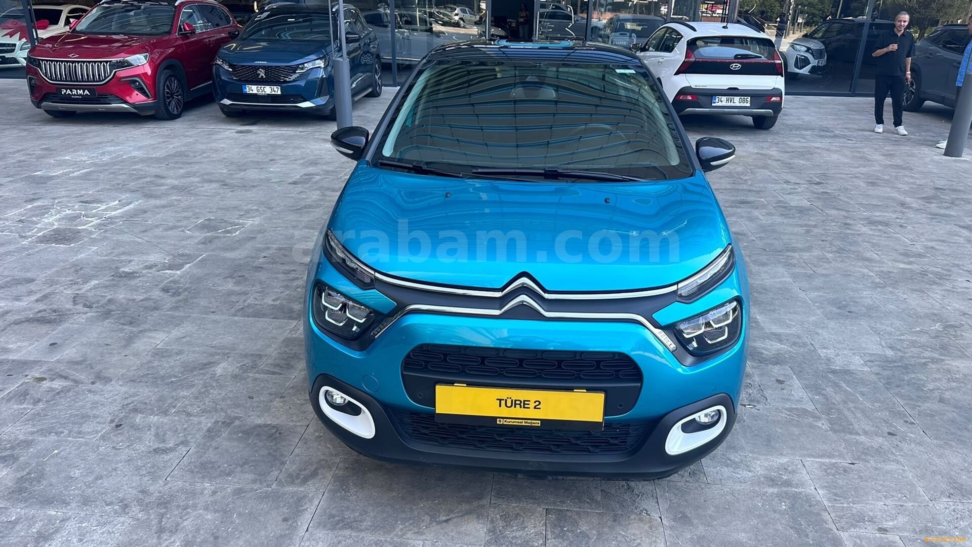 Galeriden Citroen C3 1.2 PureTech Shine 2022 Model İstanbul 59.000 km Mavi 1