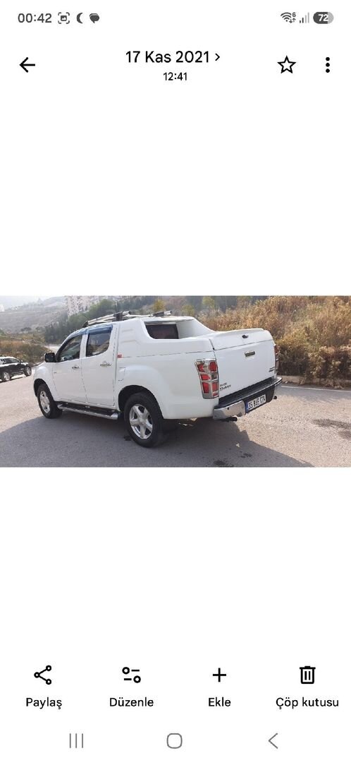 Sahibinden Isuzu D-Max 2.5 4x4 V-Cross 2013 Model İzmir 177.777 km Beyaz 2
