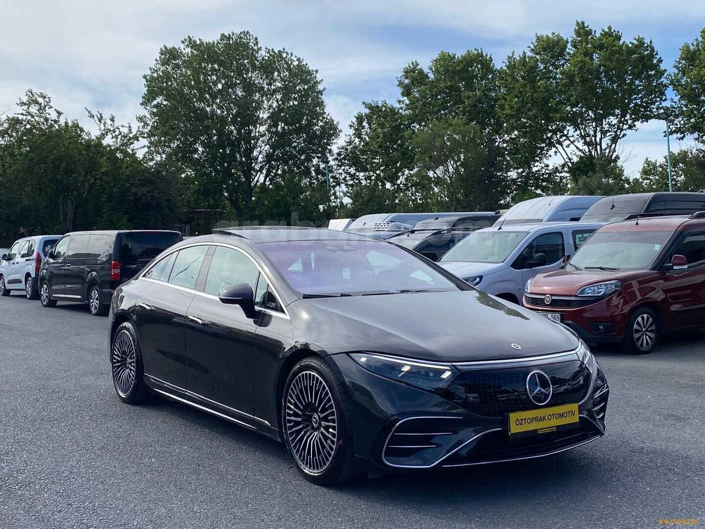 Galeriden Mercedes - Benz EQS 450+ 2024 Model İstanbul 7.200 km Füme 4