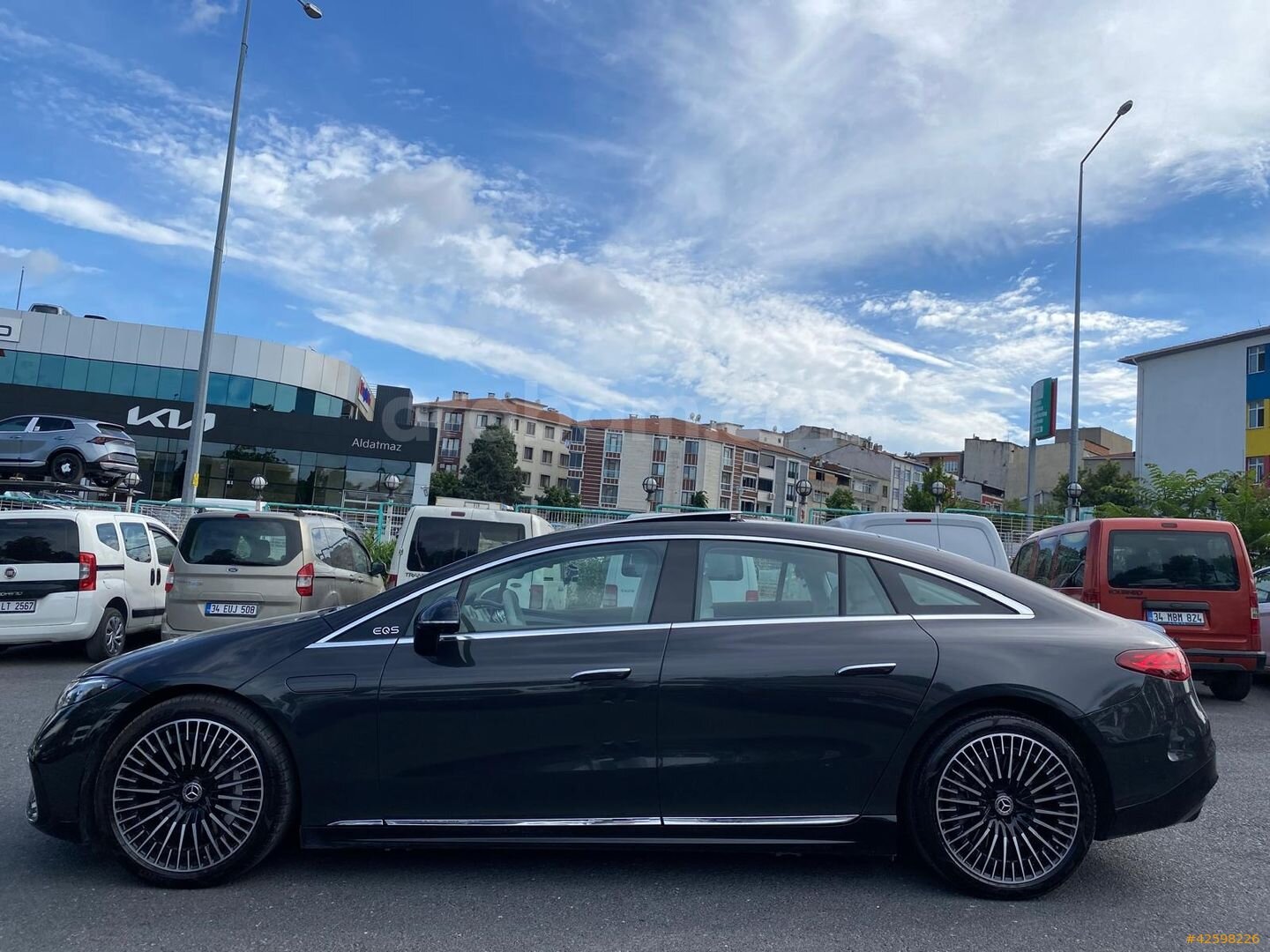 Galeriden Mercedes - Benz EQS 450+ 2024 Model İstanbul 7.200 km Füme 7