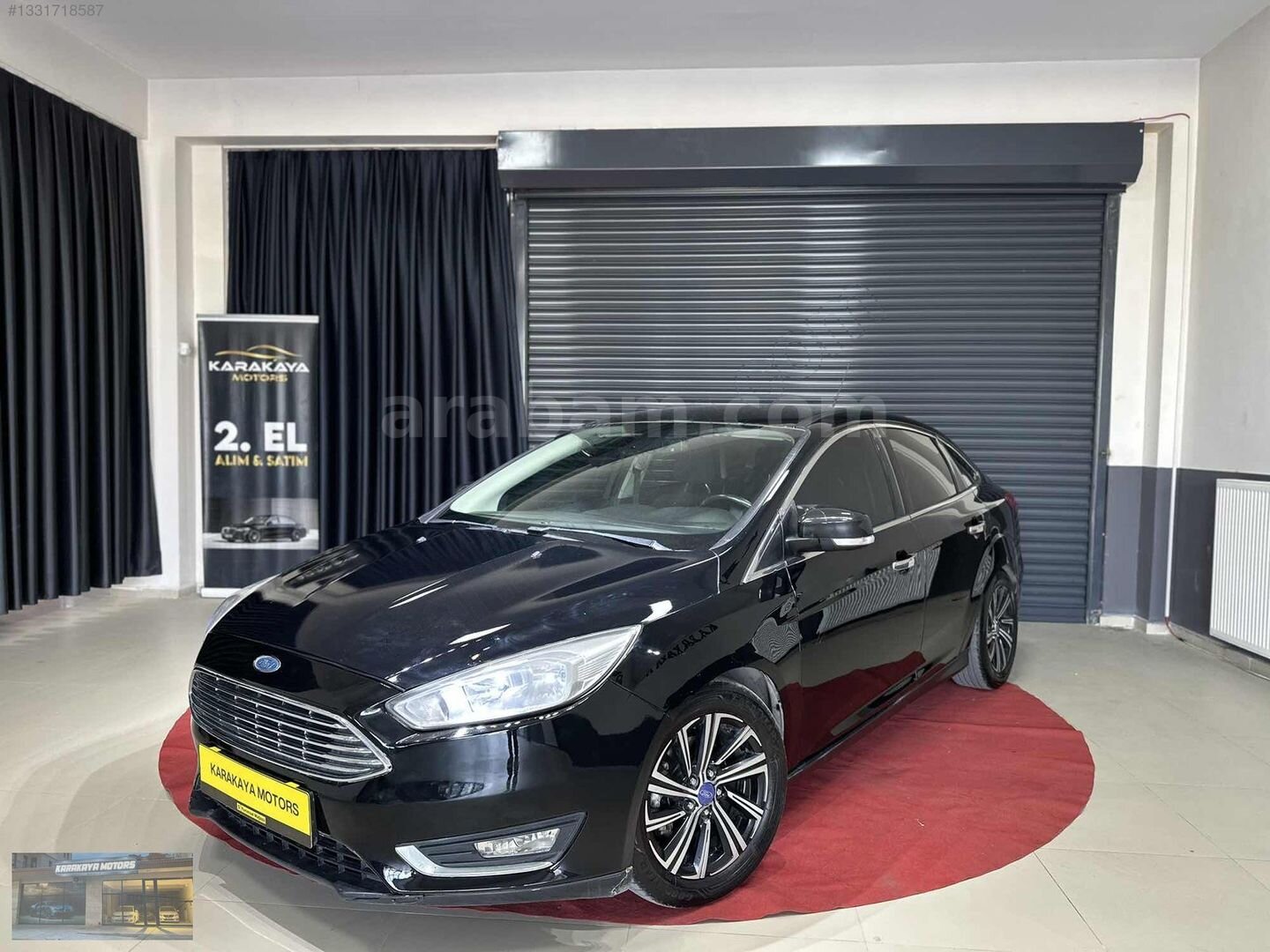 Galeriden Ford Focus 1.5 TDCi Style 2016 Model Elazığ 260.000 km Siyah 1