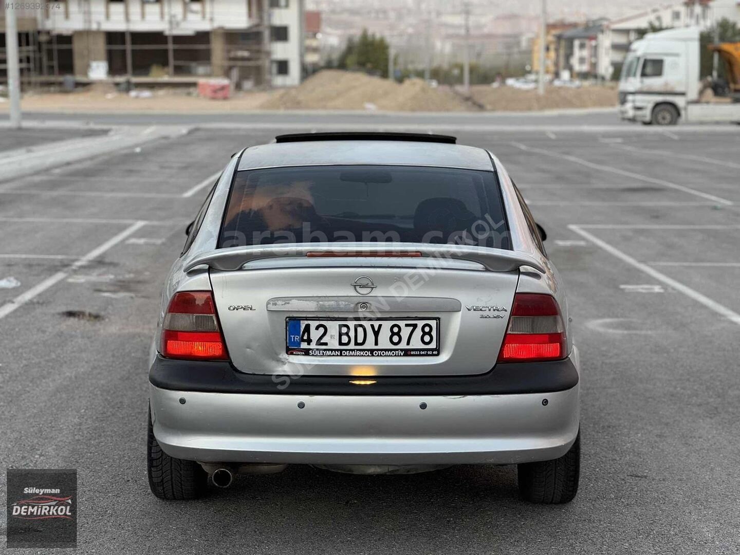 Galeriden Opel Vectra 2.0 CD 1996 Model Konya 370.000 km Gri 5
