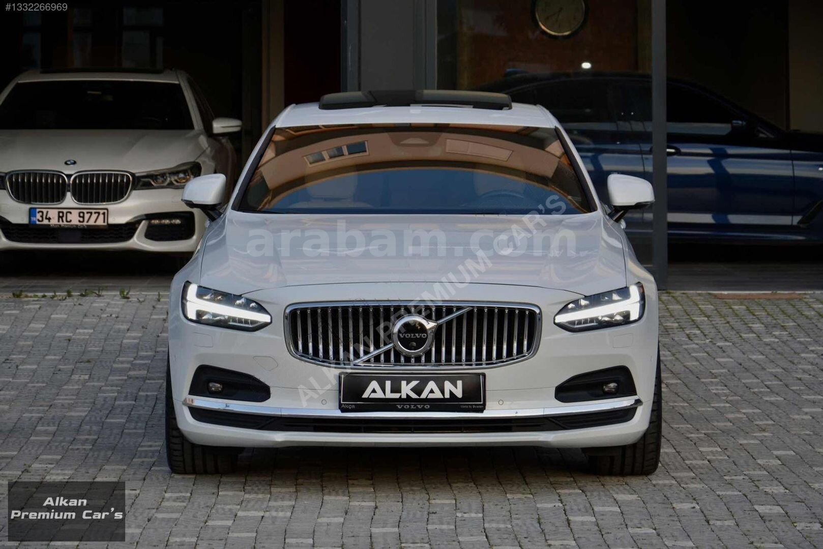 Galeriden Volvo S90 2.0 D B5 Plus Bright 2021 Model Antalya 174.000 km Beyaz 5