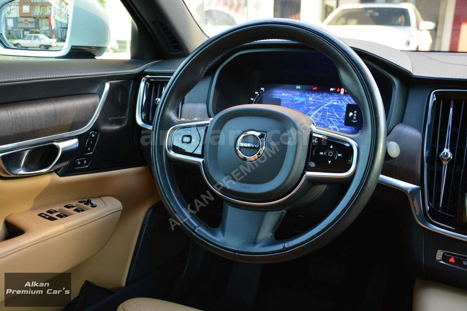 Galeriden Volvo S90 2.0 D B5 Plus Bright 2021 Model Antalya 174.000 km Beyaz 3