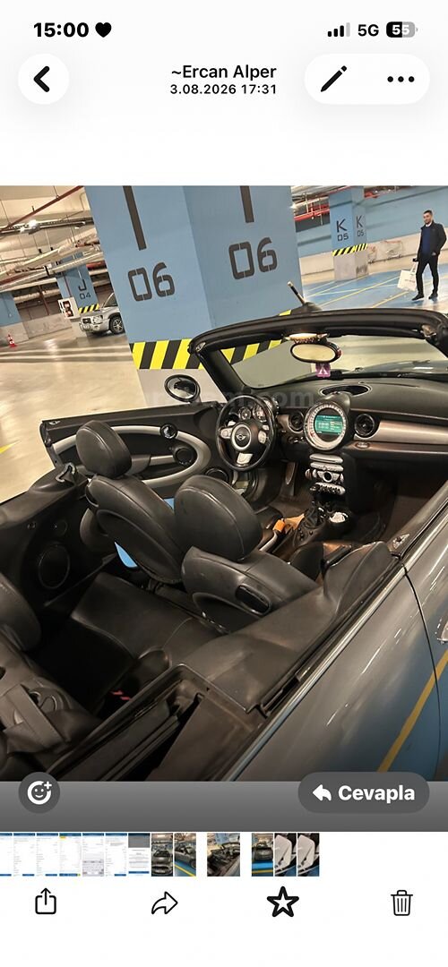 Sahibinden Mini Cooper S 1.6 Cabrio 2009 Model İstanbul 3