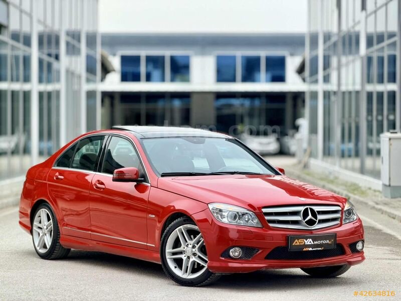 Galeriden Mercedes - Benz C 180 Kompressor BlueEfficiency AMG 2010 Model Denizli 245.000 km Kırmızı