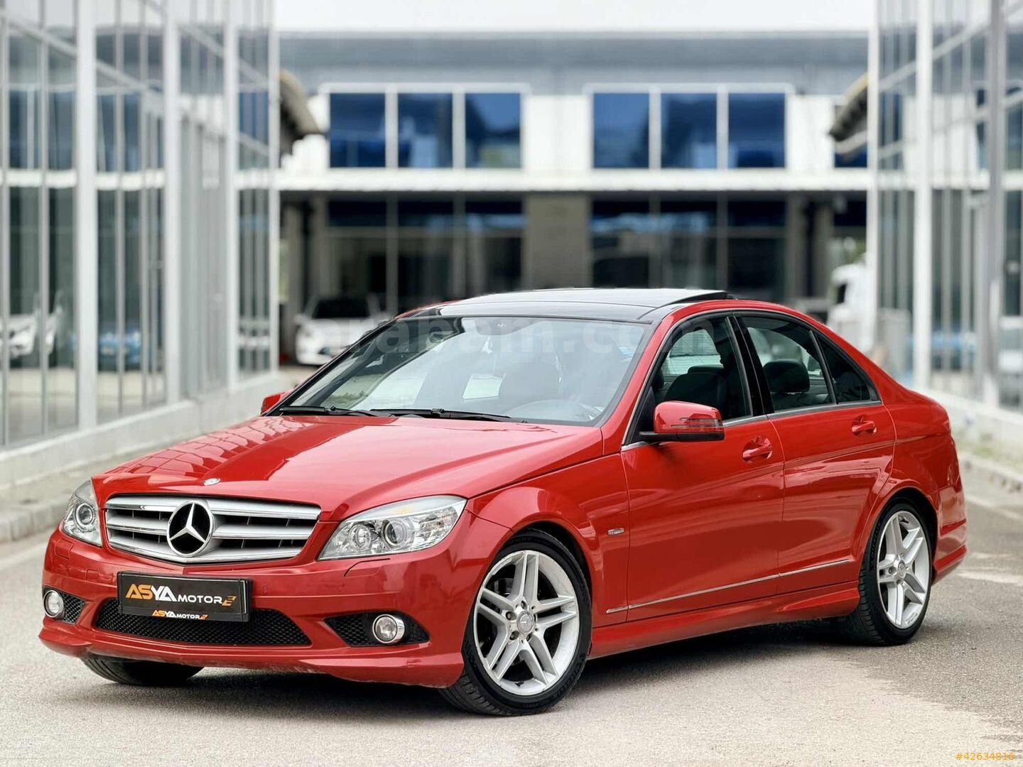 Galeriden Mercedes - Benz C 180 Kompressor BlueEfficiency AMG 2010 Model Denizli 245.000 km Kırmızı 3