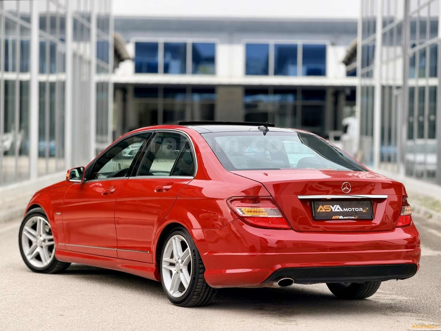 Galeriden Mercedes - Benz C 180 Kompressor BlueEfficiency AMG 2010 Model Denizli 245.000 km Kırmızı 6