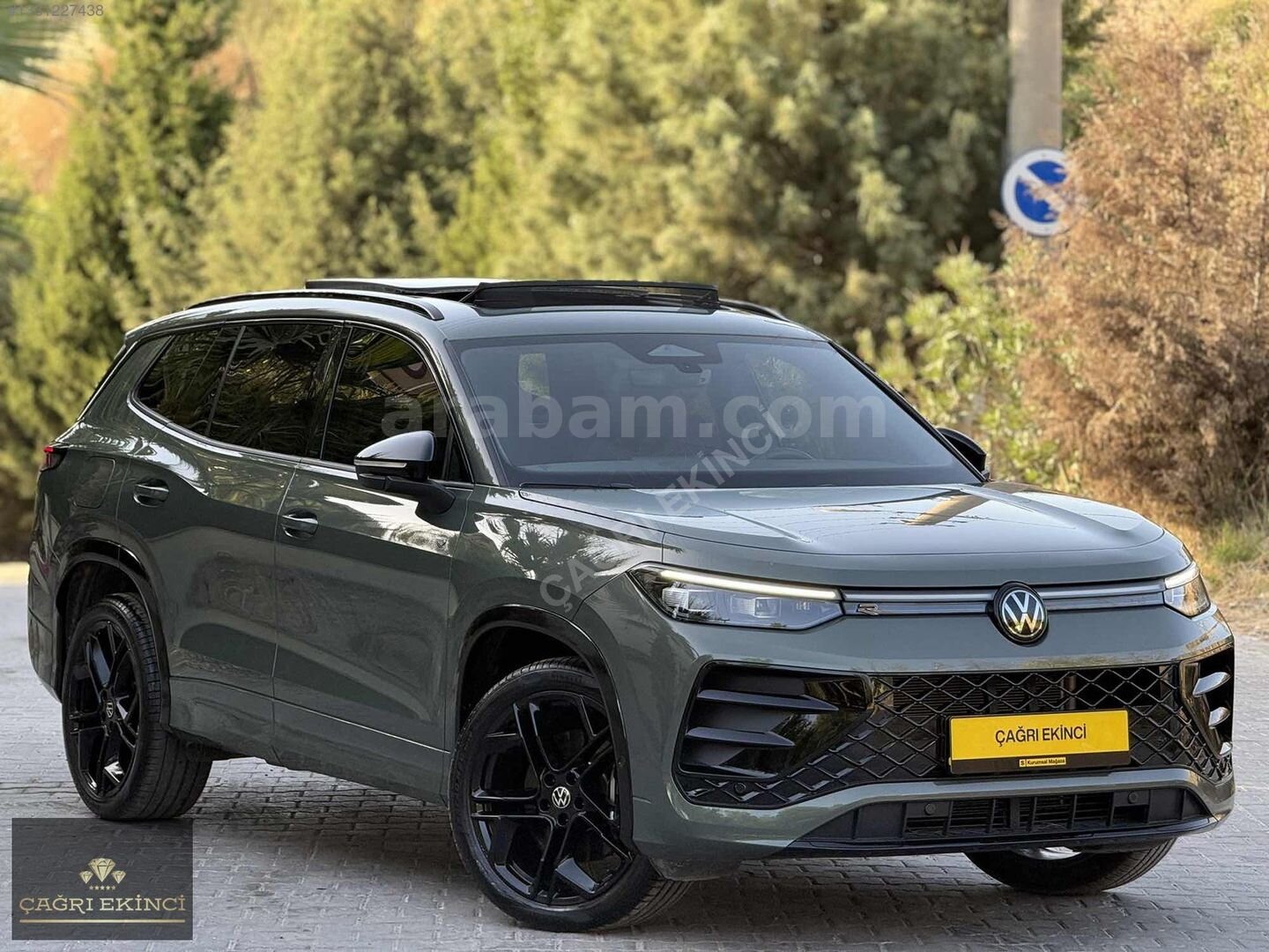 Galeriden Volkswagen Tayron 1.5 e-TSI R Line 2025 Model İzmir 8.300 km Yeşil 4