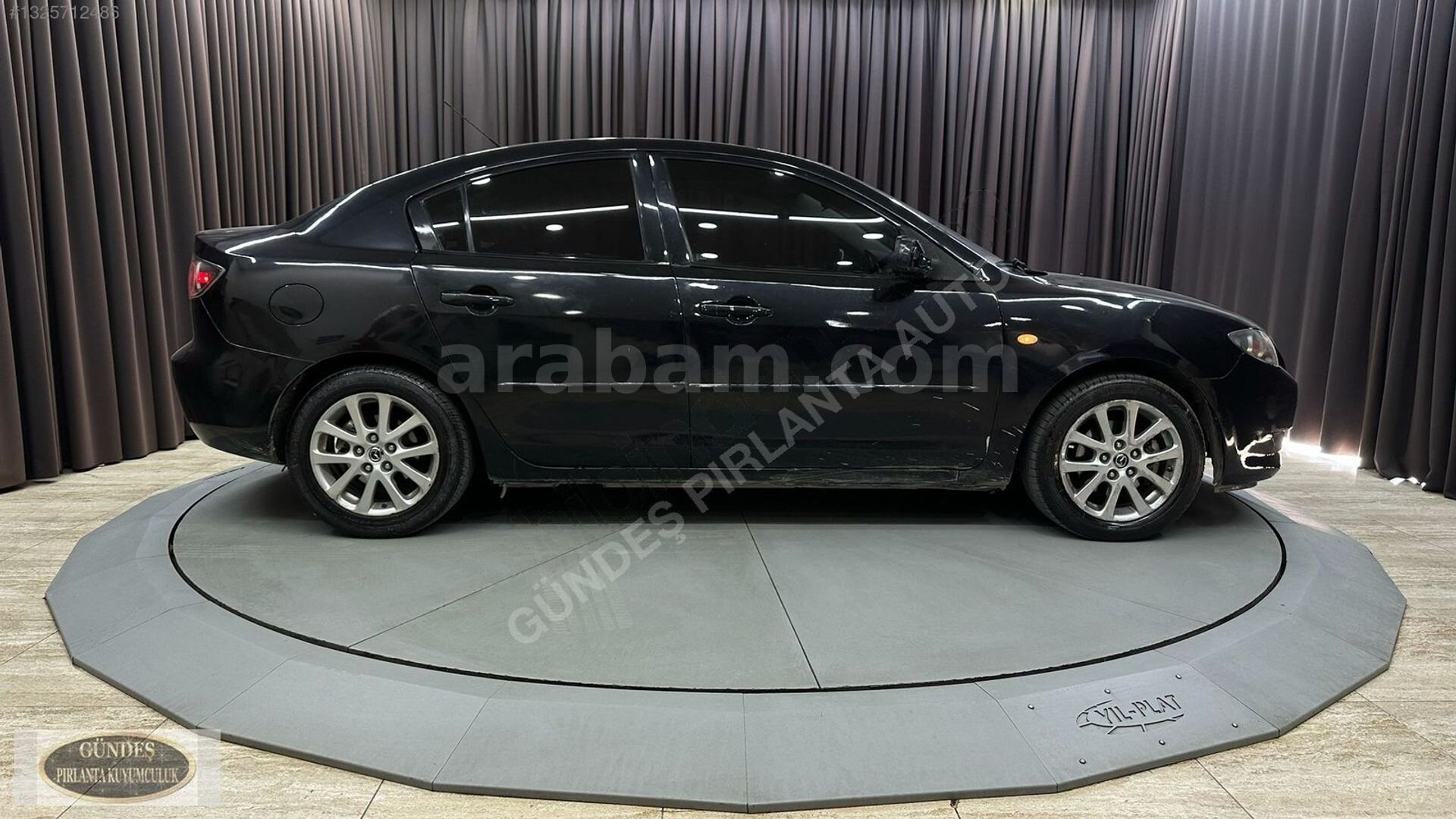 Galeriden Mazda 3 1.6 Impressive 2009 Model Kahramanmaraş 322.000 km Siyah 6