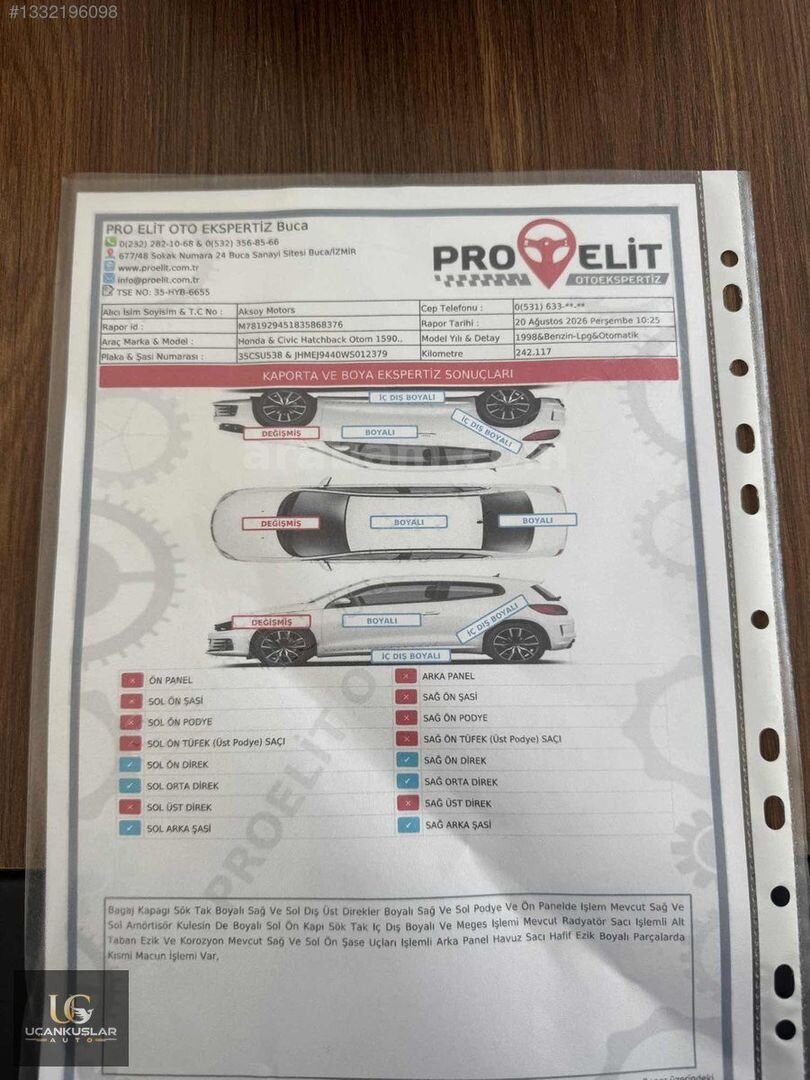 1998 MODEL 1.4İ S PKT BENZİN/LPGLİ OTOMATİK KLİMALI 240 BİN KM 2