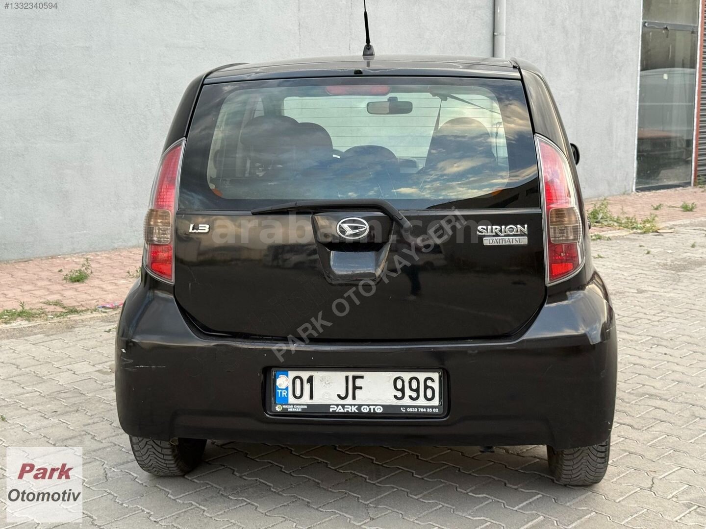 Galeriden Daihatsu Sirion 1.3 2006 Model Kayseri 159.297 km Siyah 6