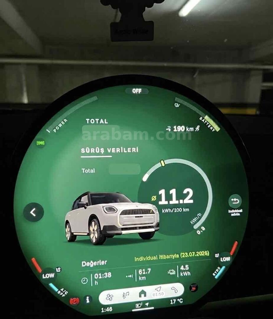 SIFIR AYARINDA SAHİBİNDEN YENİ MINI COUNTRYMAN E 501 km MENZİL 4