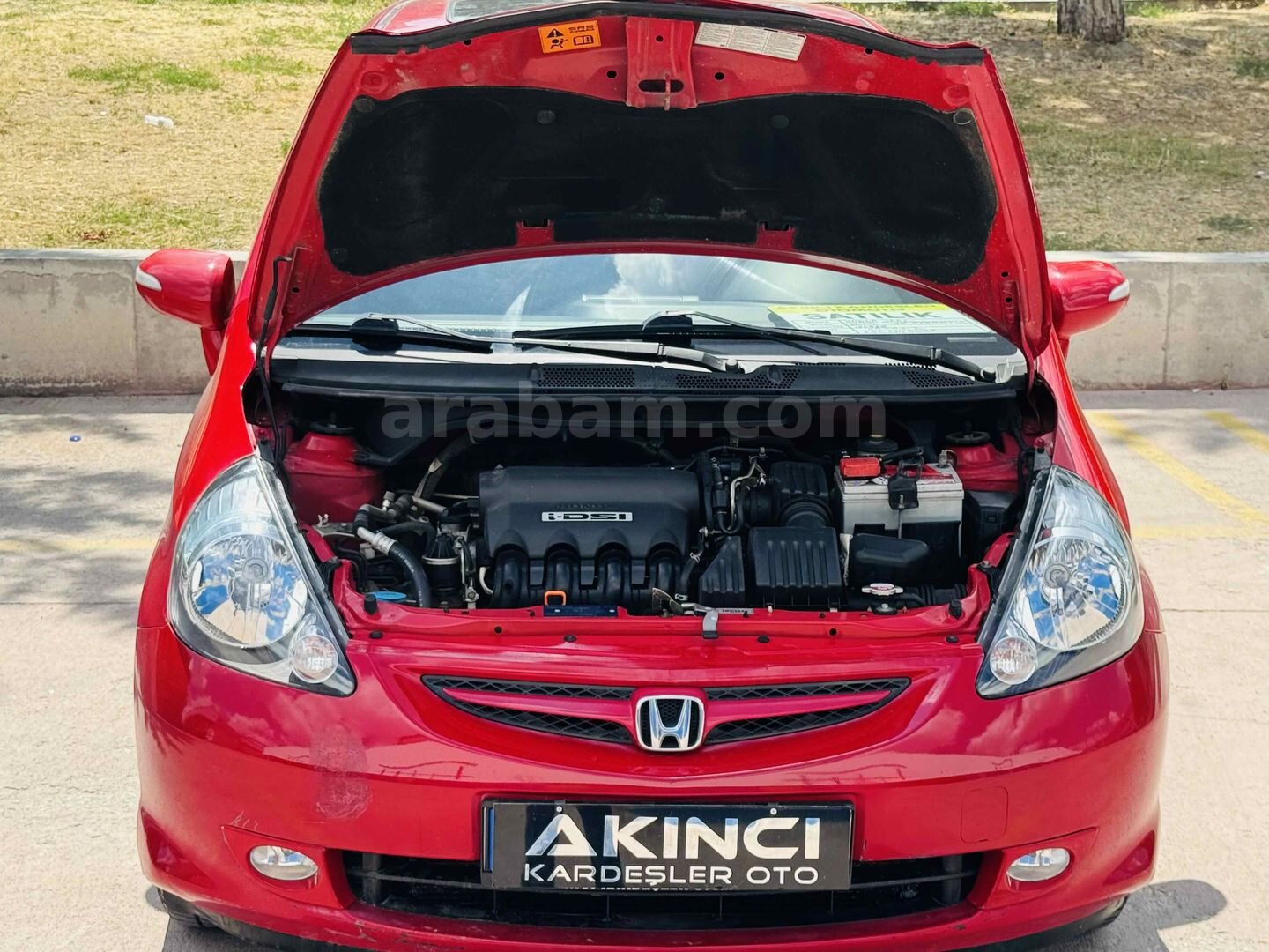 Galeriden Honda Jazz 1.4 LS 2008 Model Kütahya 150.000 km Kırmızı 6