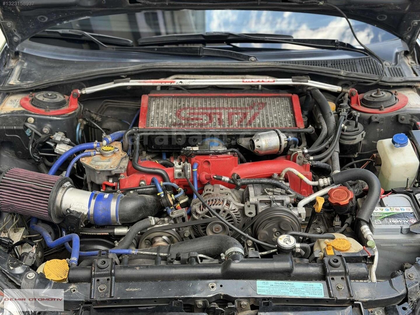 Galeriden Subaru Impreza 2.0 WRX STI 2003 Model Isparta 215.000 km Siyah 3