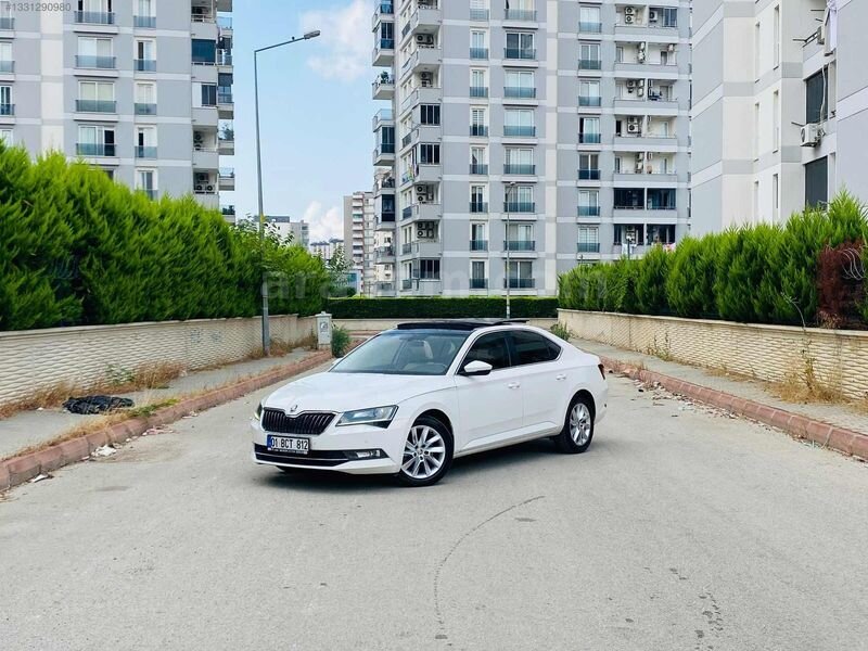 Galeriden Skoda SuperB 1.6 TDI Style 2018 Model Adana 238.500 km Beyaz