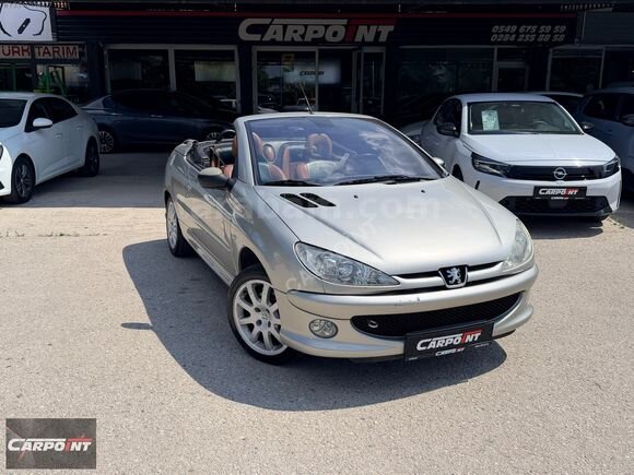 Galeriden Peugeot 206 1.6 CC 2004 Model Edirne 188.000 km Gri