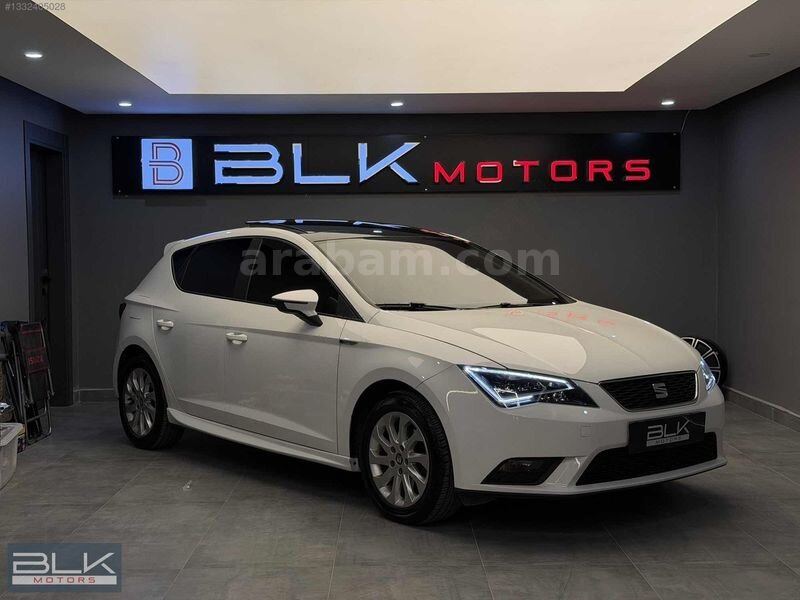 2014 SEAT LEON 1,6TDİ OTOMATİK+CAM TAVAN+LED FAR+HIZ SABİTLEYİCİ