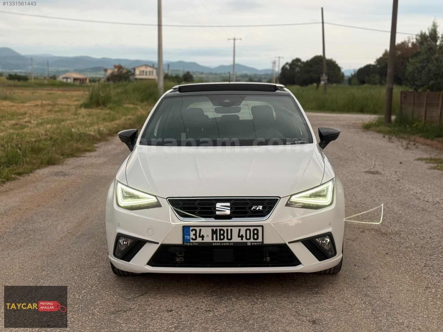 Galeriden Seat Ibiza 1.0 EcoTSI FR 2024 Model İstanbul 35.000 km Beyaz 2
