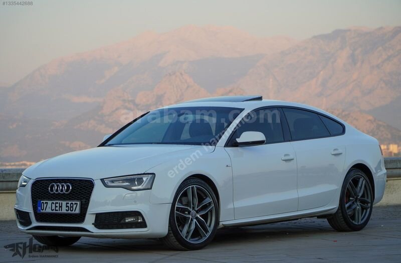 ERDEM'den 2013 Audi A5 Sportback 2.0 TFSI Quattro Stornic Beyaz