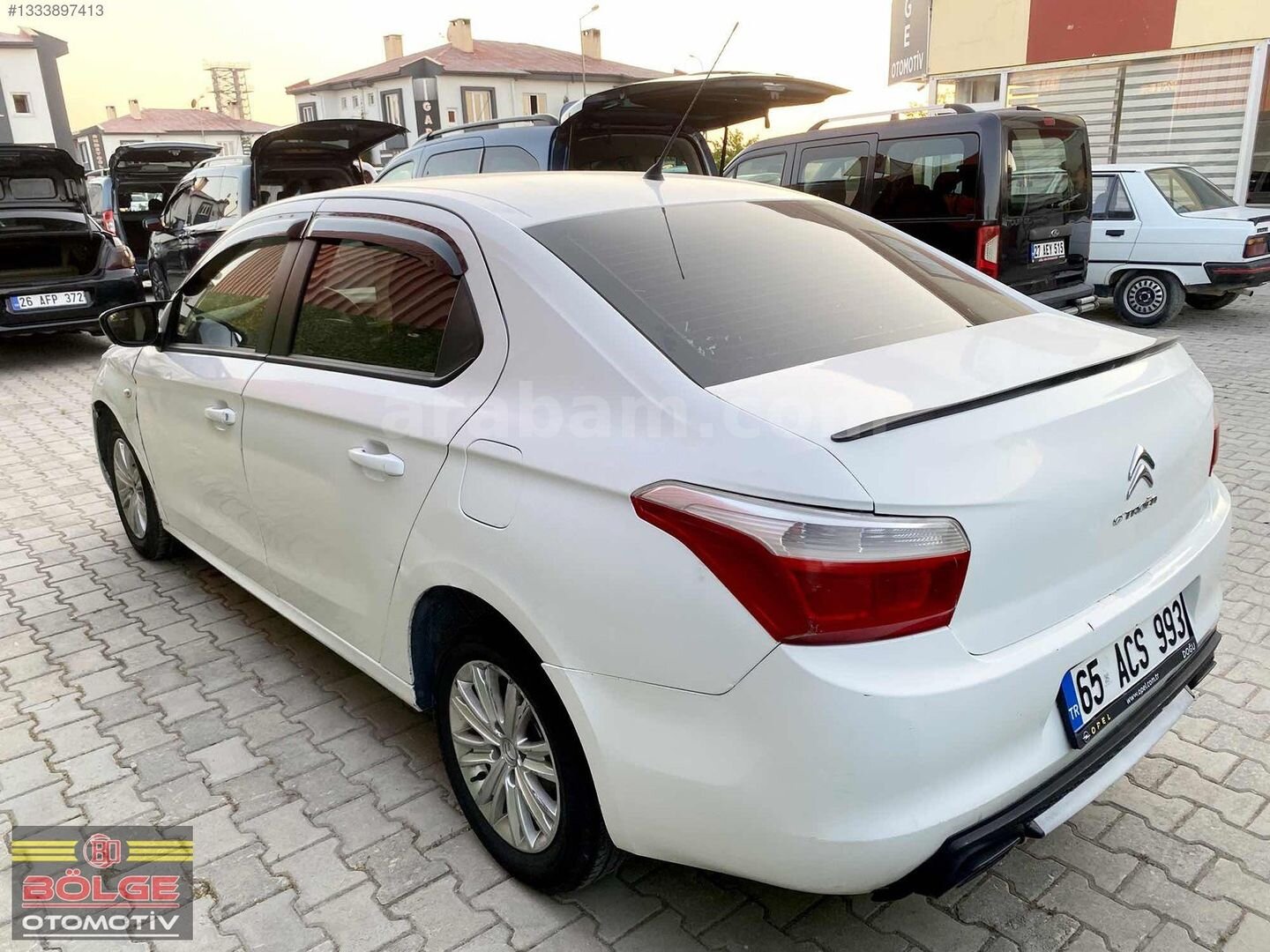 Galeriden Citroen C-Elysée 1.6 HDi Attraction 2015 Model Van 305.000 km Beyaz 7