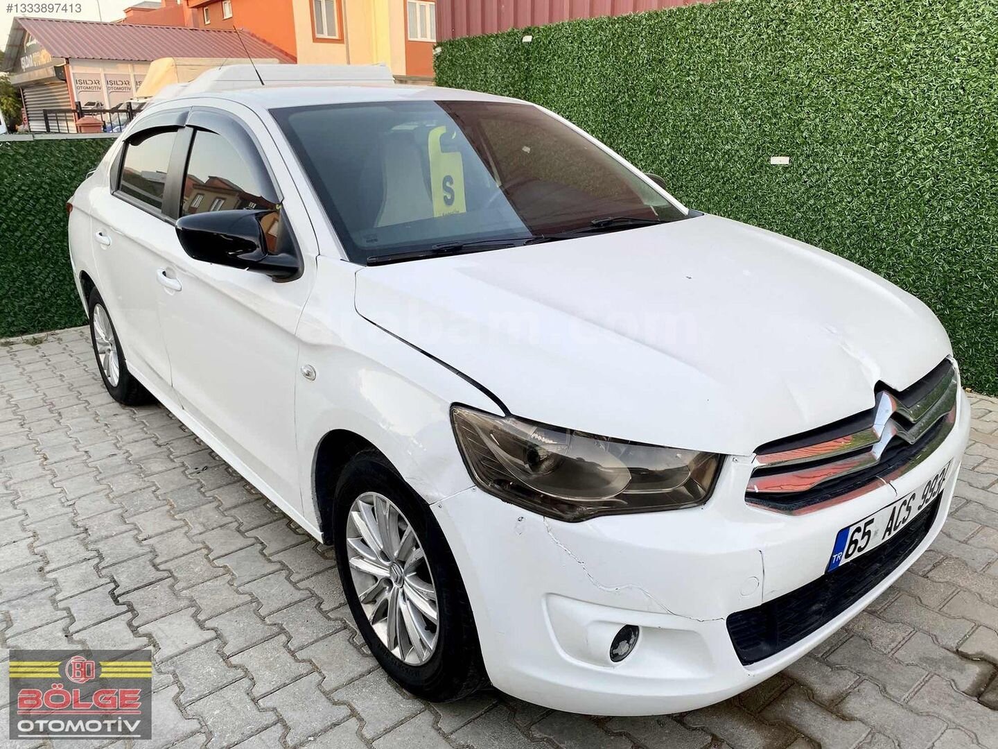 Galeriden Citroen C-Elysée 1.6 HDi Attraction 2015 Model Van 305.000 km Beyaz 3