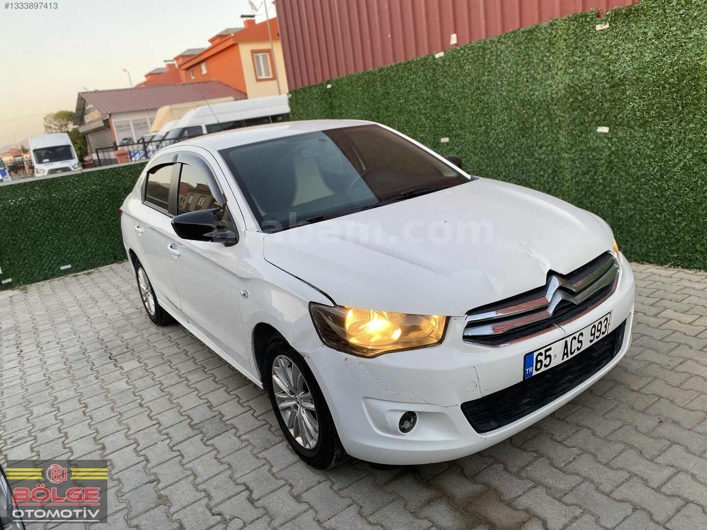 Galeriden Citroen C-Elysée 1.6 HDi Attraction 2015 Model Van 305.000 km Beyaz 1