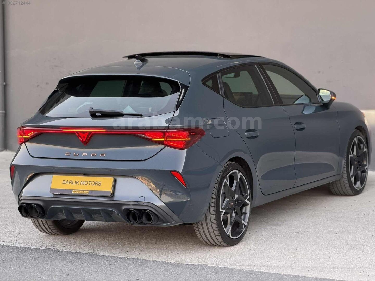BARLIK MOTORS'TAN LEON CUPRA VZ Line DSG CAM TAVAN SATEN GRİ 5