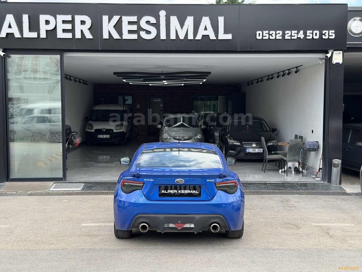Galeriden Subaru BRZ 2.0R Premium 2012 Model Bursa 82.000 km Mavi 2