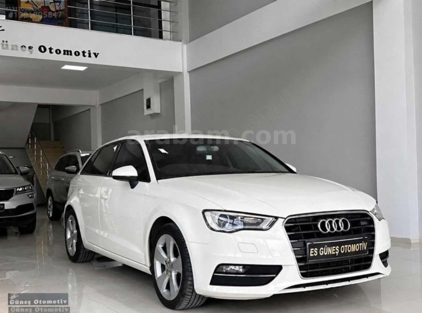 Galeriden Audi A3 Sportback 1.6 TDI Ambition 2013 Model Eskişehir 128.000 km Beyaz 1