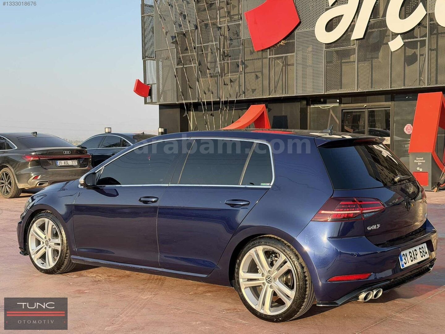 2019 GOLF Antrasit Tavan Logolu Geri görüş Orijinal Acil 5