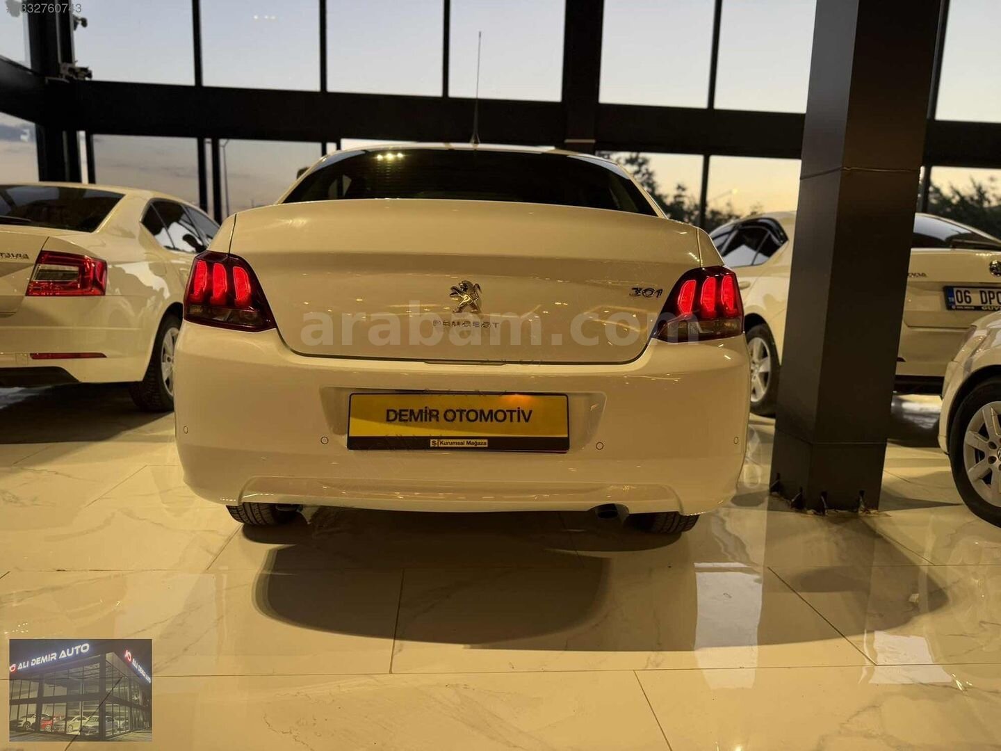 Galeriden Peugeot 301 1.6 BlueHDI Active 2018 Model Karaman 195.000 km Beyaz 6