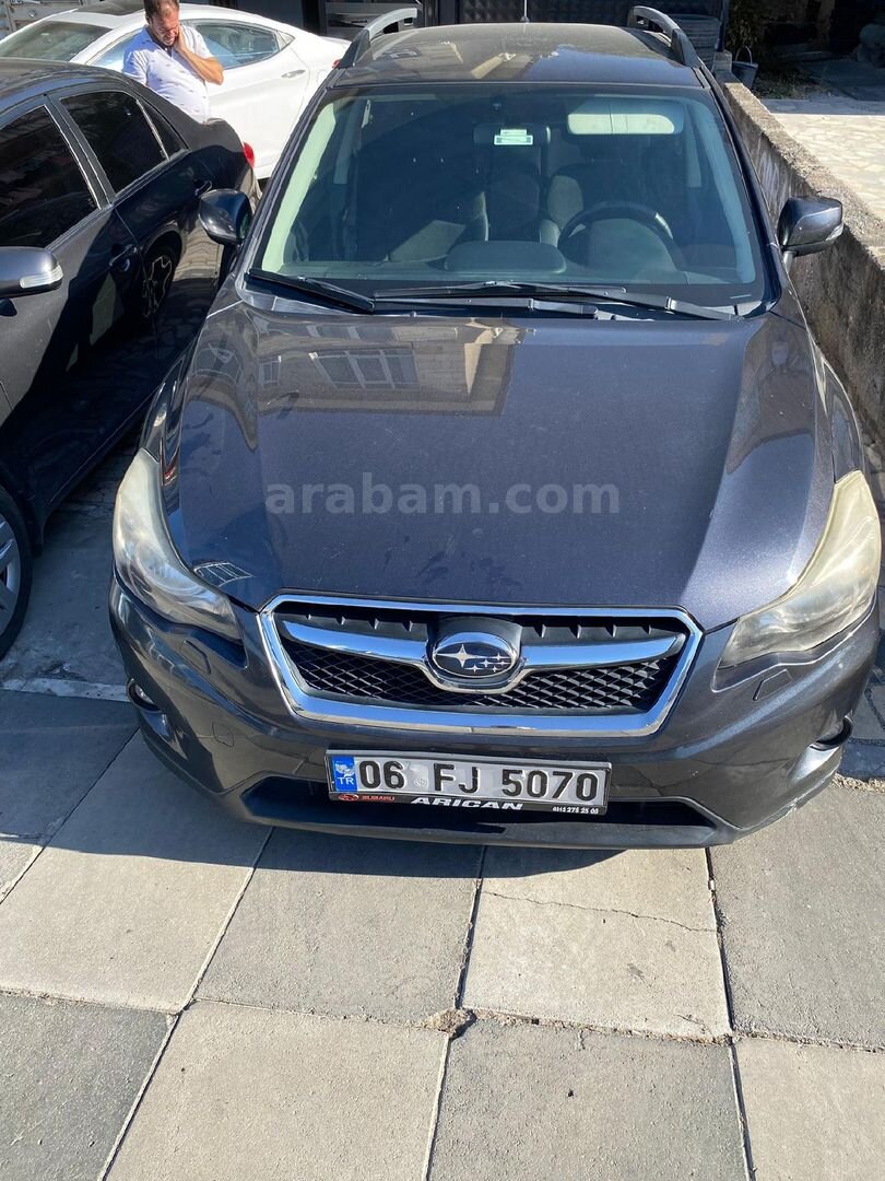 Sahibinden Subaru XV 1.6 Elegance 2014 Model Aile Arabası 180.XXX Koyu Metalik Gri 5