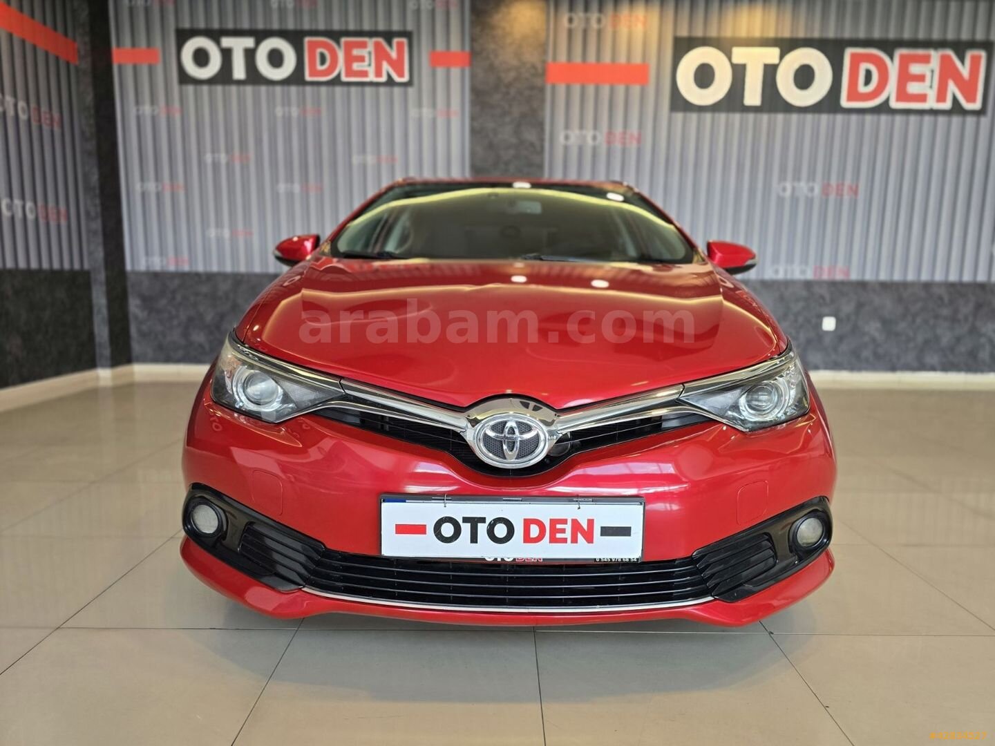 Galeriden Toyota Auris 1.6 Advance 2016 Model Denizli 183.000 km Kırmızı 3