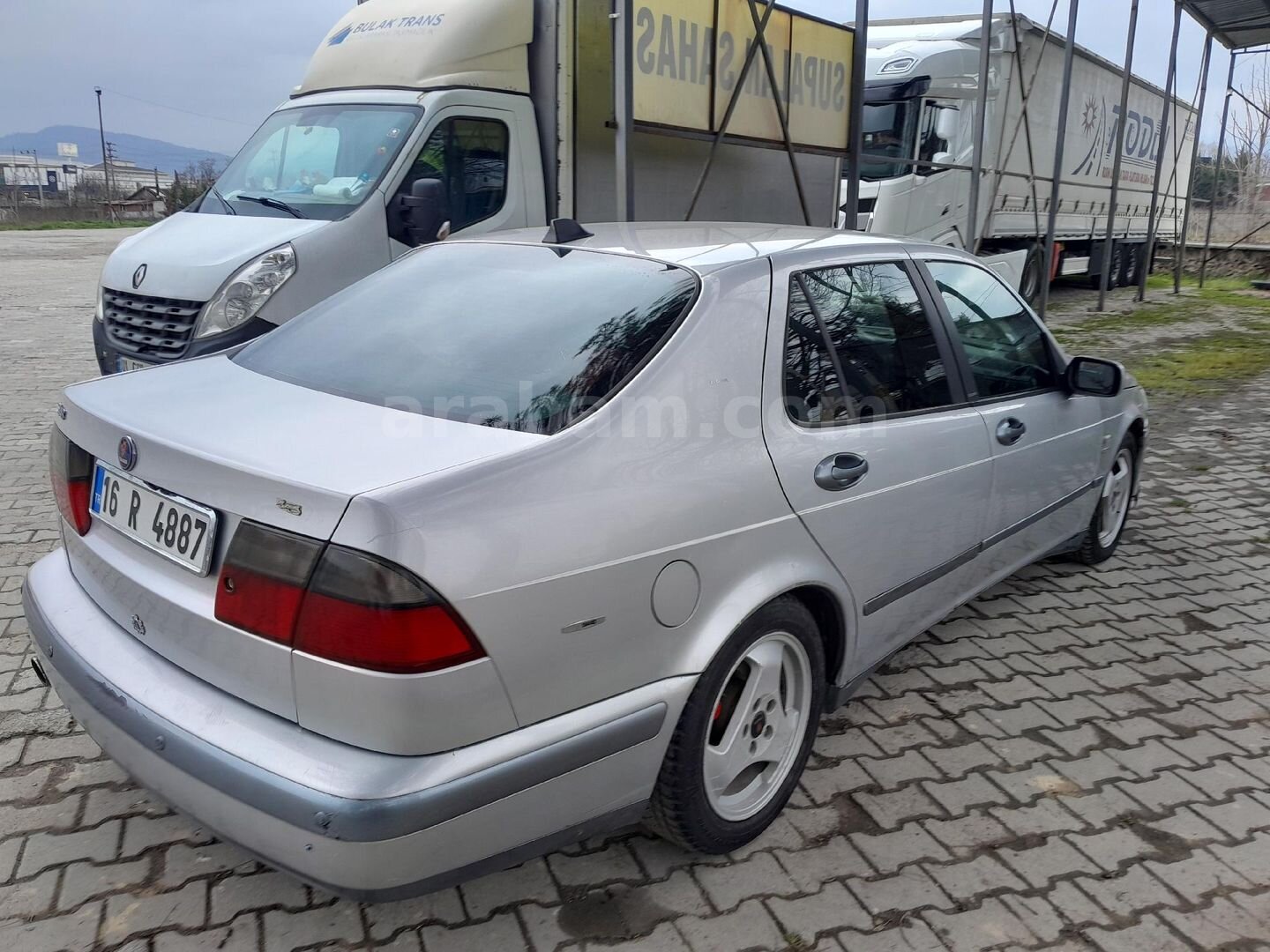 Sahibinden Saab 9-5 2.0 LPT 1998 Model Bursa 389.000 km Gri (Gümüş) 7