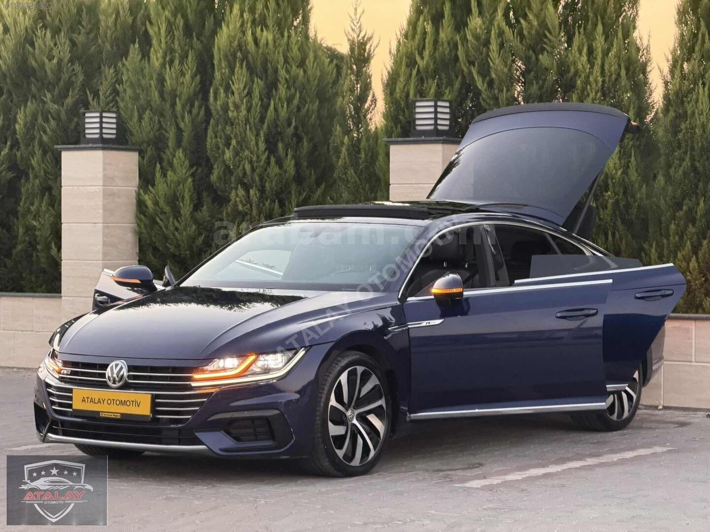 Galeriden Volkswagen Arteon 1.5 TSI R Line 2018 Model Manisa 106.000 km Mavi 3