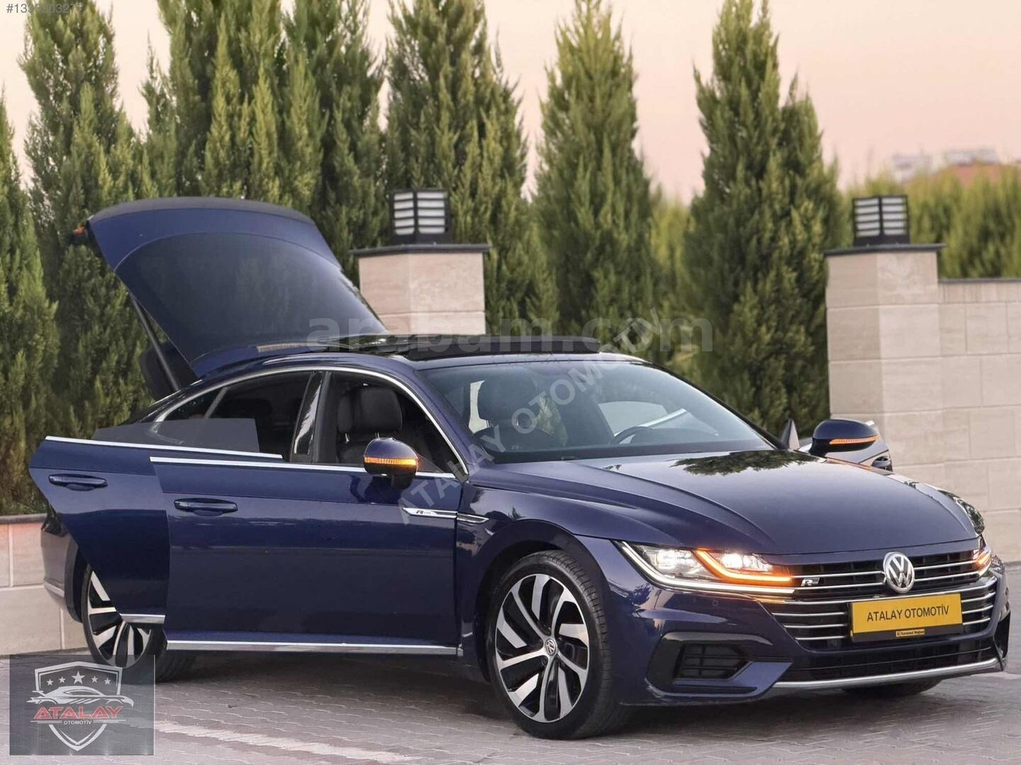 Galeriden Volkswagen Arteon 1.5 TSI R Line 2018 Model Manisa 106.000 km Mavi 4