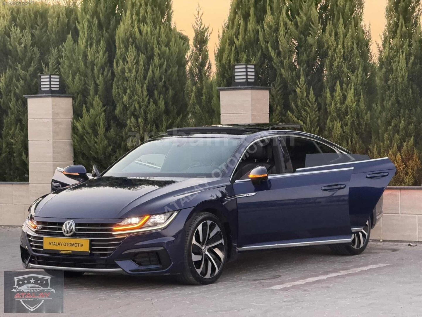 Galeriden Volkswagen Arteon 1.5 TSI R Line 2018 Model Manisa 106.000 km Mavi 5