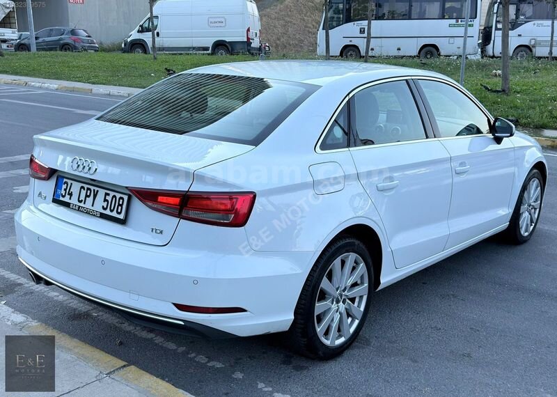 2018 A3 1.6 TDI DESİNG LİNE S-TRONIC DEĞİŞENSİZ/TRAMERSİZ 2