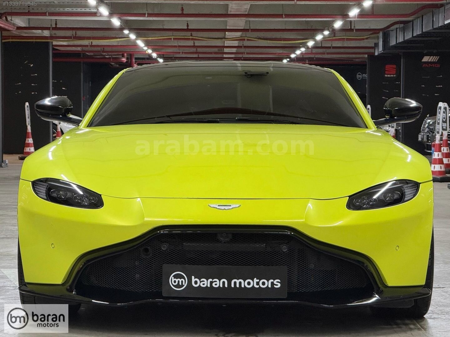 BARAN MOTORS 2018 VANTAGE V8 COUPE LIME ESSENCE BOYASIZ BAYİ
