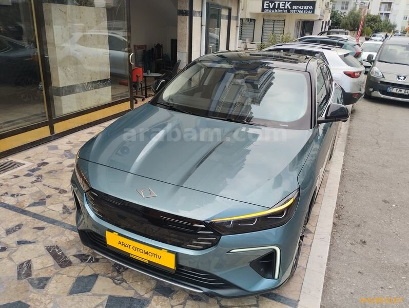 Galeriden TOGG T10F V2 Uzun Menzil 2025 Model Antalya 26.000 km Yeşil