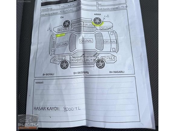 Galeriden Hyundai i20 1.2 MPI Jump 2016 Model Isparta 182.000 km