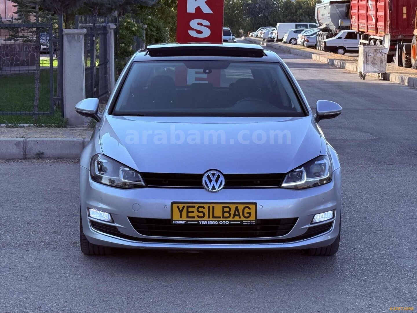 Galeriden Volkswagen Golf 1.2 TSi Comfortline 2013 Model Aksaray 208.900 km Gri 2