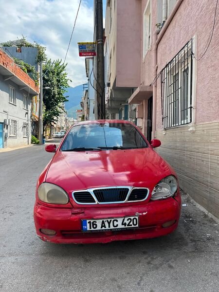 Sahibinden Daewoo Lanos 1.5 SE 1998 Model Bursa 318.000 km Kırmızı