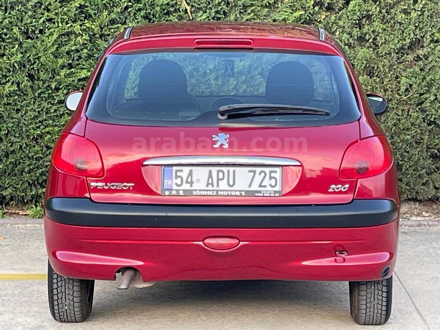 Galeriden Peugeot 206 1.4 X-Line 2003 Model Sakarya 212.000 km Bordo 6