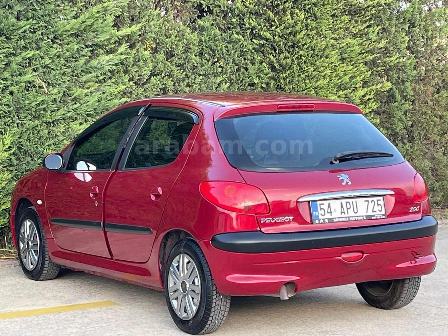 Galeriden Peugeot 206 1.4 X-Line 2003 Model Sakarya 212.000 km Bordo 4